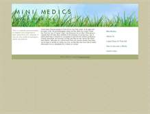 Tablet Screenshot of mini-medics.com